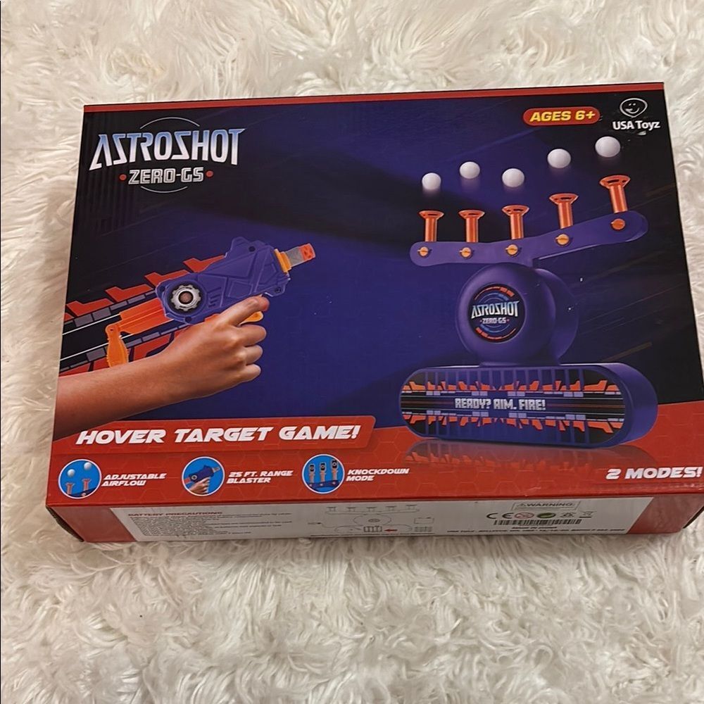 Outdoor Hover Target Game Orange and Blue